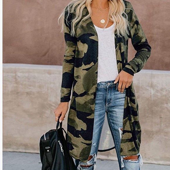 Beautiful woman casual thin coat jacket cardigan - Picture 2 of 7